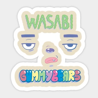 Wasabi Gummybears Sticker